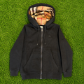 Burberry Zip-up Hoodie Black